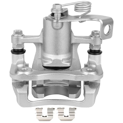 Image of SCITOO - Rear Left Disc Brake Caliper Assembly with Bracket For Kia For Rio 2012 2013 2014 2015 2016 2017 19B6811
