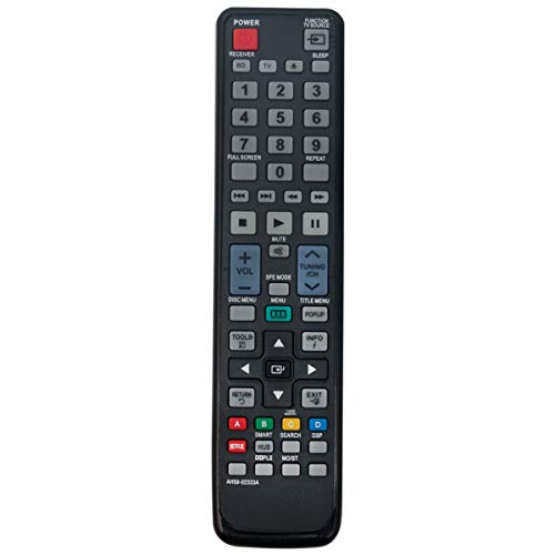 AH59-02333A Replace Remote Applicable for Samsung HT-D4500 HT-D5100 HT-D5130 HT-D5300 HT-D4500 ZA HT-D5100 ZA HT-D5300 ZA HTD4500 HTD5100 HTD5130 HTD5300 Blu-ray Home Theater System