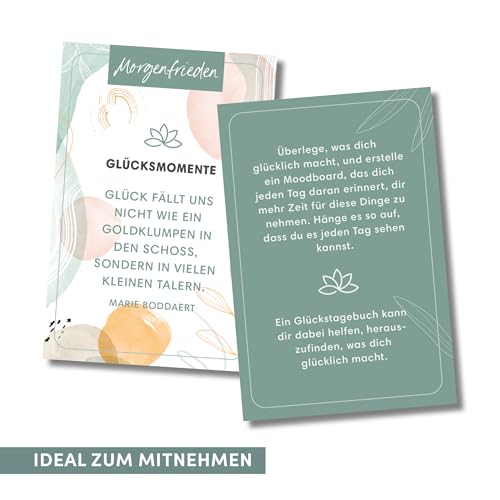 Mindful Moments. Deine 5 Minuten Achtsamkeit für jeden Tag: 66 Karten mit inspirierenden Denkanstößen & Übungen