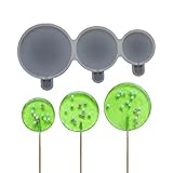 mostsom Lot de 2 moules à sucettes rondes en silicone sans bâton DIY...