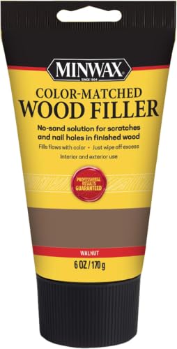 Image of Minwax Color-Matched Wood Filler, Walnut, 6 oz (Pack of 8)