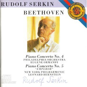 Piano Concerti 4 & 5 " Emperor " [Audio CD] Beethoven and Serkin