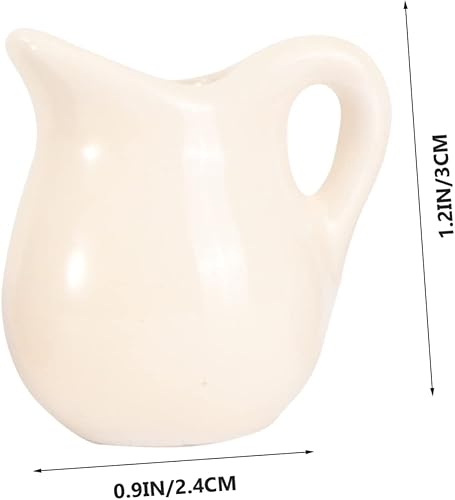 Miniatura 2 de Totority 21 piezas mini jarrón de bolsillo de cerámica para casa de muñecas, maceta de cactus, mini adorno de casa, jarrón de micro paisaje, maceta