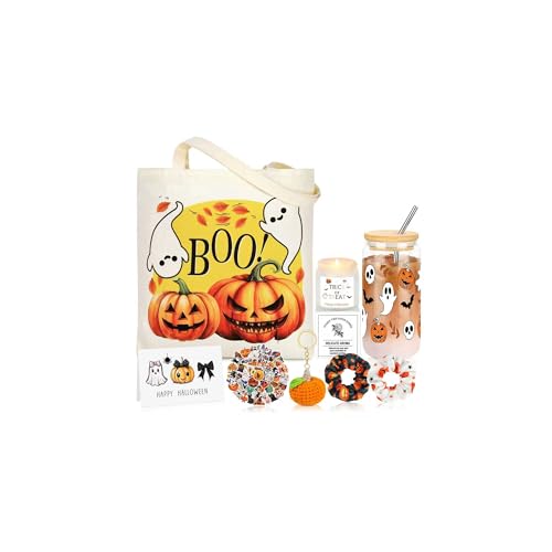 SiplyHaven Boo Basket Stuffers for Women 8 Halloween Gifts Basket for...