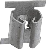 Diamètre vis : 4,8 Clip Écrou à Pressionner pour Véhicules PSA/Fiat, Carénage Sous Moteur, 2 à 2.5 Épaisseur Tôle, Lot de 6