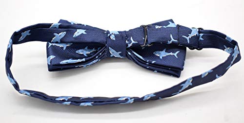 Carahere Boys Handmade Adjustable Pre-Tied Pattern Bow Ties For Kids Toddler Bow Ties (Shark Pattern) #TOP3