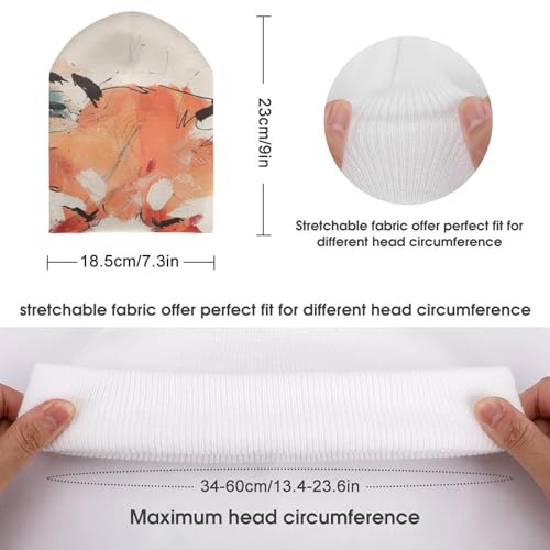 Cute Red PandaChildren's Warm Knitted Hat, Suitable for All Seasons and Daily Wear2