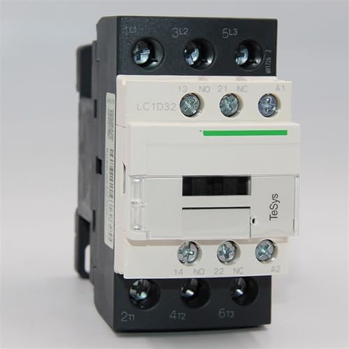 Contacteur LC1D12M7C 12A résistant aux surchauffes pour moteur biphasé