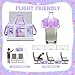 Oruiji Mermaid Purple Kids Gym Bag for Girls - Duffle Bag for Travel, Dance, Weekender, Overnight - 20