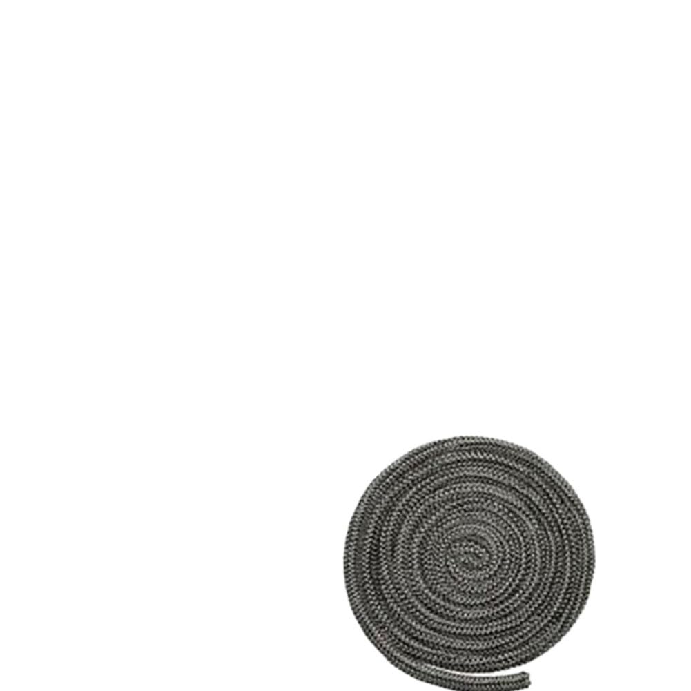 Stove Door Gasket Sello De Cuerda De Fibra De Vidrio para Estufa Negra, Cuerda De Fuego, Estufa De Leña, Quemador De Troncos, Sello De Puerta, Cuerda De Sellado Ignífuga De Alta Temperatura, 6mm, 8mm