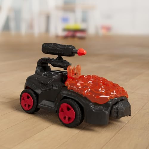 Image of Schleich Eldrador Creatures - 7 inch Lava CrashMobile with Mini Creature Playset - Pull-Back Action, Shooting Toy Car for Boys and Girls - Cool, Red Fantasy Action Figure for Kids Age 7+
