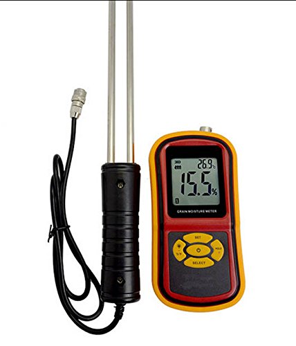 Digital Rice Corn Grain Moisture Temperature and Humidity Meter Tester Gauge #239304