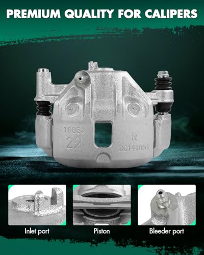 Image of SCITOO - Front Right Disc Brake Caliper Assembly For Hyundai,For Mitsubishi