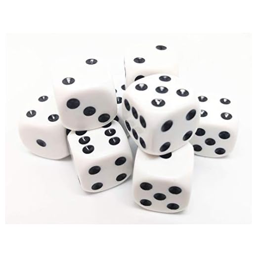 Ultimate 16mm White Dice Set Pack