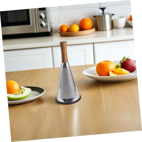 Rallador manual de queso Luxshiny de metal para cocina miniatura 7