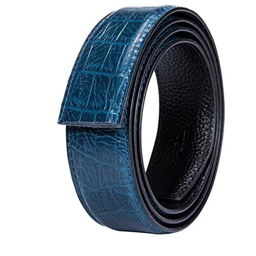 Men's Automatic Buckle Cowskin Genuine Leather Belts Men Belt 3.5cm Width4
