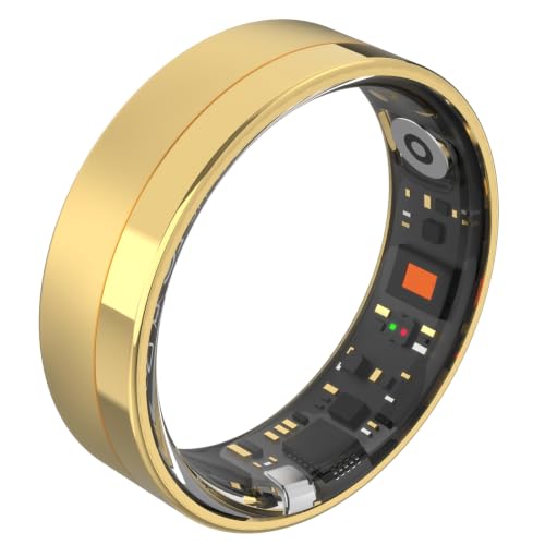 Smart Ring No Subscription 50M Waterproof Health Tracker (Black,6) Black 6