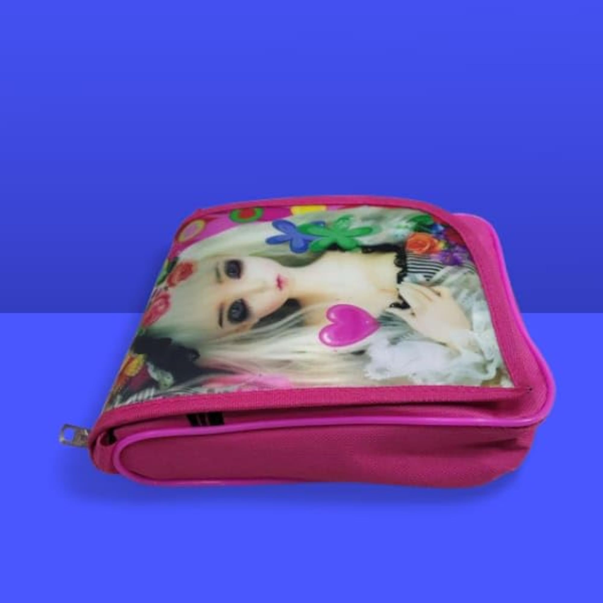 Floral Print Sling Bag, Pink and White Design