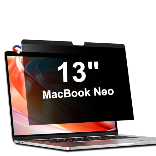 Filtro de privacidad magnético para MacBook Neo 13 anti luz azul