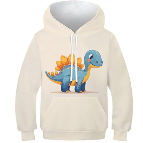 Sweat capuche dinosaure pull chaud fini les vêtements tristes d'ado