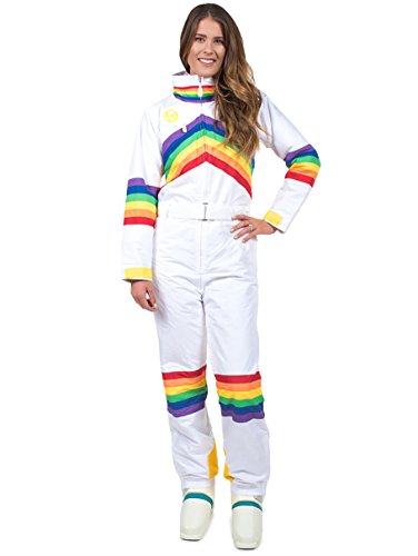Women's Sunrise Shredder Ski Suit: Small White