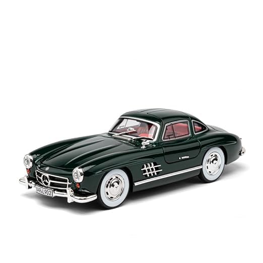 Image of 1954 Mercedes Benz 300SL Diecast Car Model | 1:32 Scale Metal Classic Vintage |Style Collectible Toys Diecast Model | Display Car & Birthday Gift for Kids (Colour as a per Stock)
