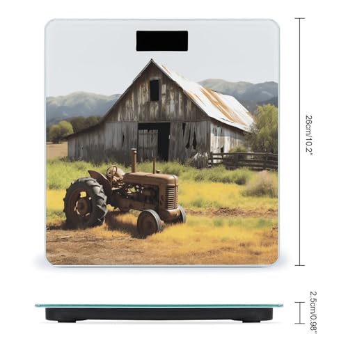 Báscula digital cuerpo Old Wooden Barn 180 kg 400 lb miniatura 2