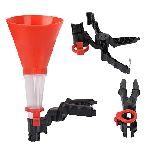 Adjustable Engine Oil Filling Funnel Tool,Auto Motorcycle Quick Gasoline Oil Refueling Filling Equipment Kit (A) #TOP7
