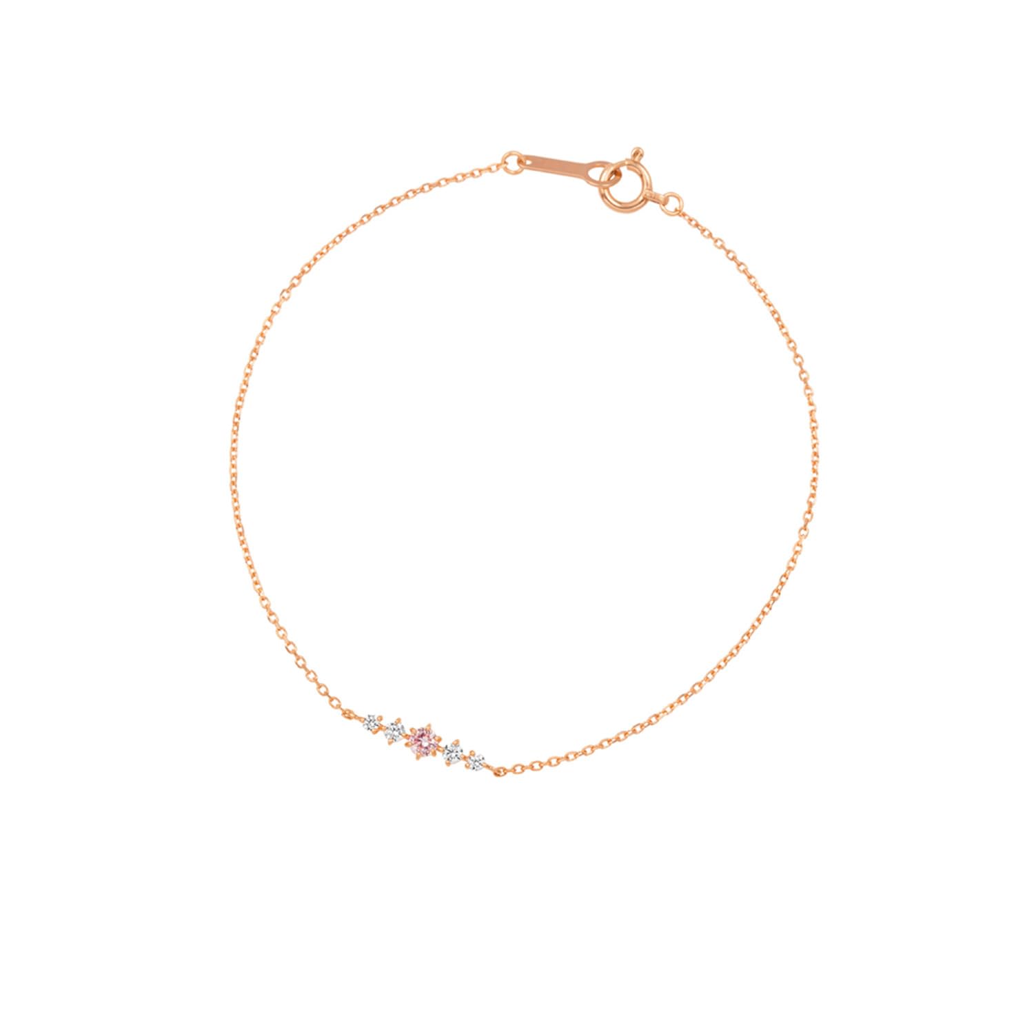 Amazon | 4℃[ヨンドシー] 公式 K10 ピンクゴールド ブレスレット