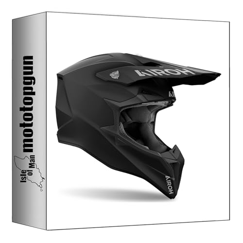 Casque Off-Road Airoh Wraaap XXL : légèreté et ventilation Noir Mat