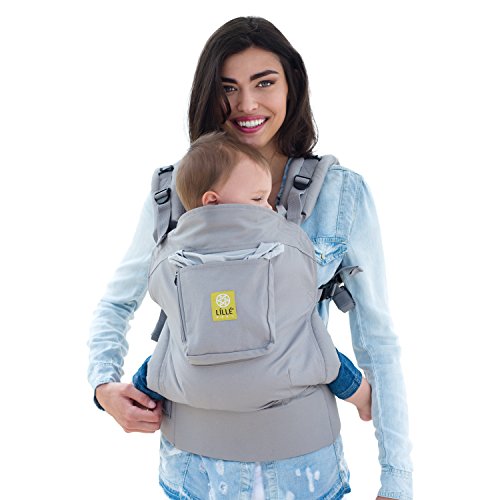 Image of 4 in 1 ESSENTIALS Baby Carrier by LILLEbaby – Grey