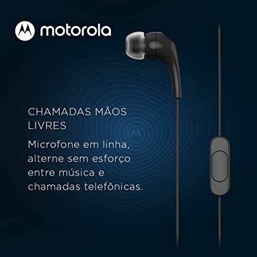 Motorola Sound Écouteurs Filaire 2 Isolation Phonique Ajustement Confortable et Léger Microphone en Ligne Appels Mains Libres - vue 4