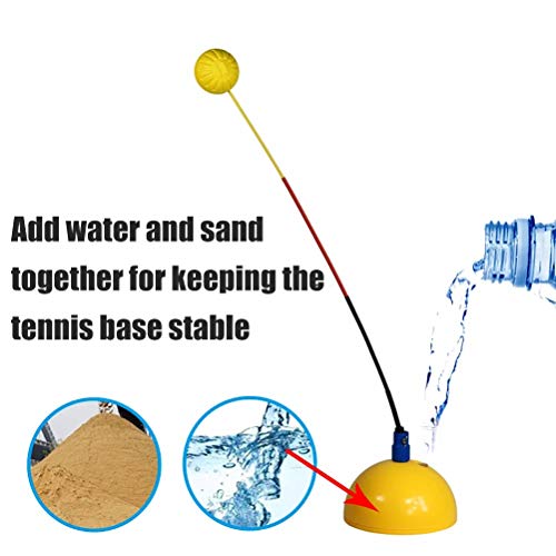 ZIXIXI Tennis Trainer Rebound Ball Tennis Trainer Set,Zelfstudie Praktijk Training Tool Training Gear voor Volwassen… - Image 4