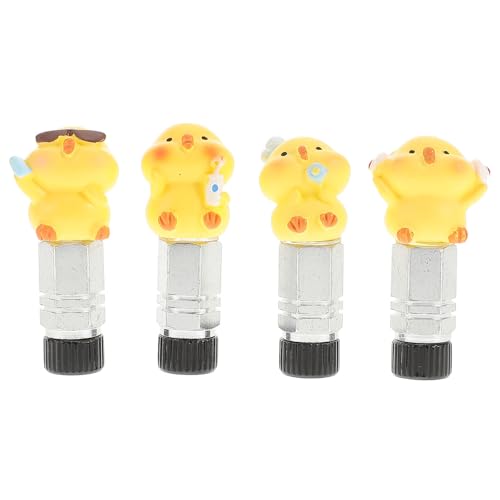 Tapones de Válvula para Neumáticos IMIKEYA con Diseño de Pato para Bicicleta miniatura 1