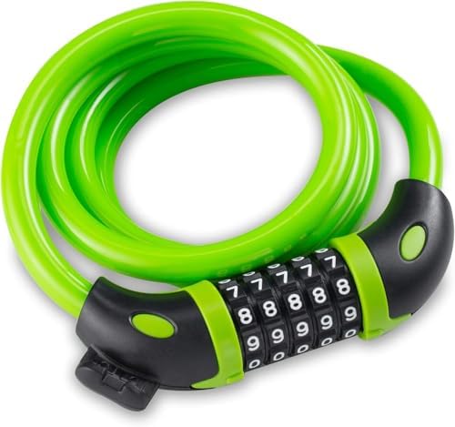 Şifreli Bisiklet Scooter Kilidi 5 Haneli Kod Şifreli Motosiklet Kiliti Pvc Paslanmaz SİYAH - Görsel 3