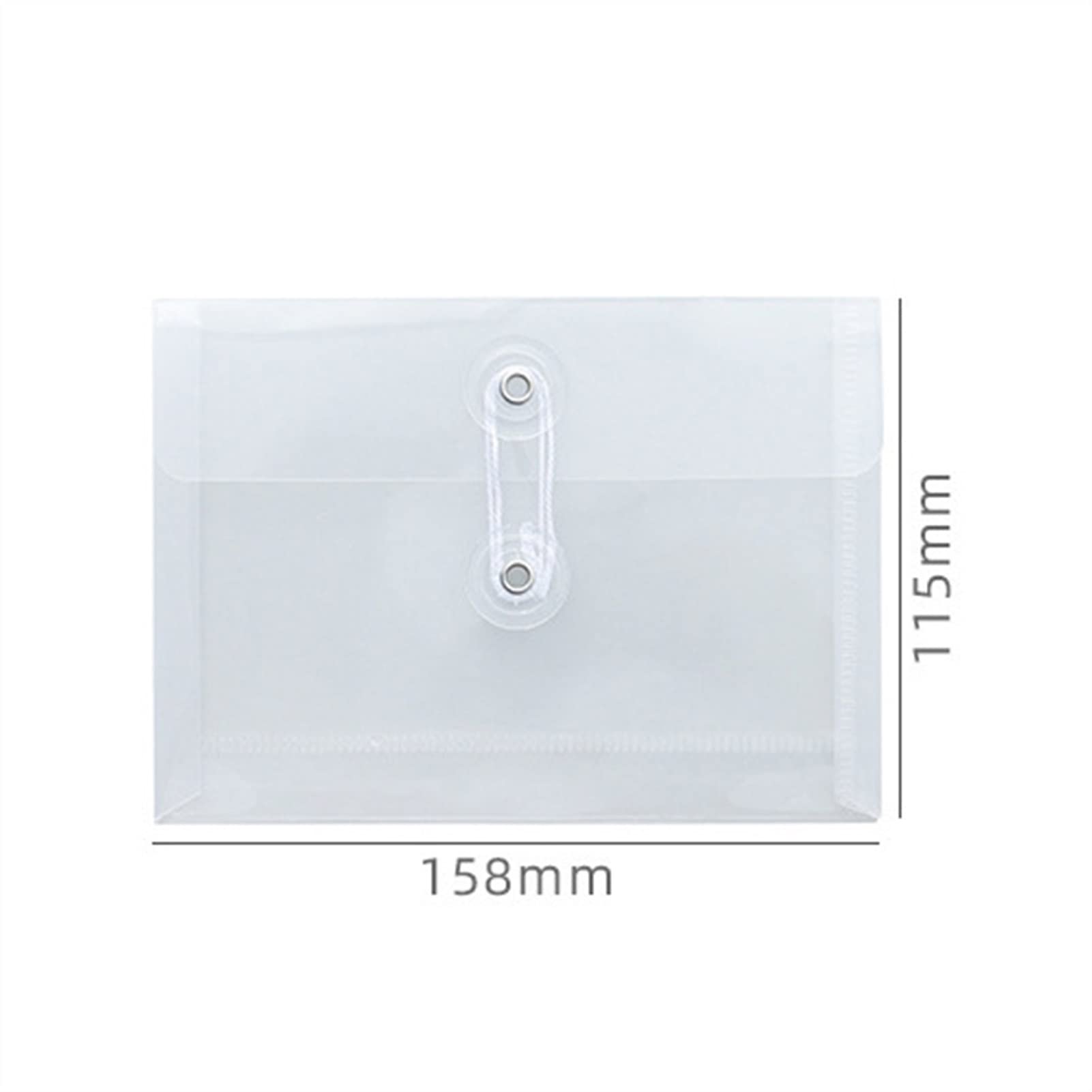 Teczki plastikowe, budżetowe, Organizer na teczki w formacie Mini A6 PP Wodoodporna przezroczysta teczka na dokumenty do szkolnych materiałów biurowych Artykuły papiernicze 10 szt. Organizer na dokume