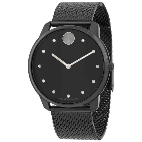 Movado Bold Horizon Women's Watch - Swiss Quartz Movement, Stainless Steel Link Bracelet - 3 ATM Water Resistance - Luxury Fashion Timepiece for Her - 34mm