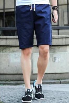 Amazon Takk タック 短パン ショートパンツ ハーフ 夏ファッション メンズ L ネイビー ショートパンツ 通販