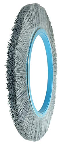 Image of Weiler 85440 20 inch Crimped Filament Nylox Wheel, .035 /180SC Fill, 12 inch Arbor Hole, Made in USA (Pack of 6)