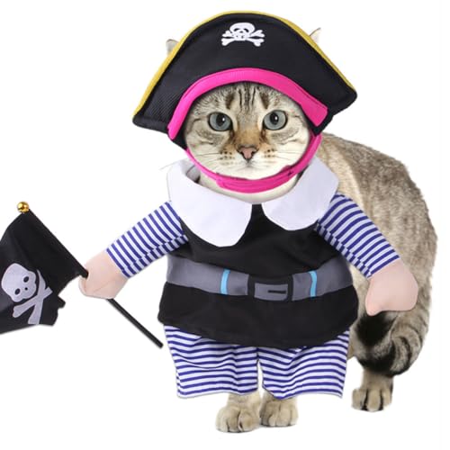 Disfraz Pirata para Perros y Gatos Talla S Beaupretty miniatura 7