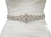 SoarDream White Bridal Sash Wedding Belt Bridal bridesmaid dress sash