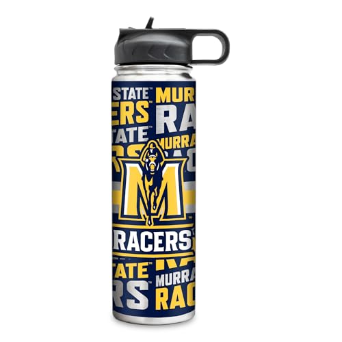 Rico Industries NCAA Murray State Racers 22oz Stainless Steel Tumbler with Lid - Great For Coffee, Tea, Water or Cocktails