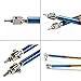 2pcs Car Adjustable Burnt Blue 7.87