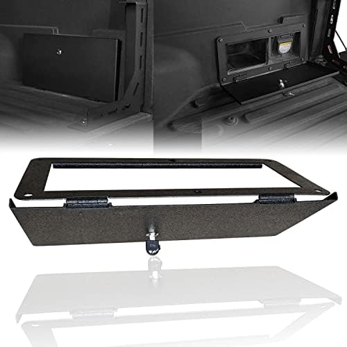 TIOYAR Tacoma Bed Lockbox Security Storage Lid Compatible with 2016-2022 Toyota Tacoma (3rd Gen)