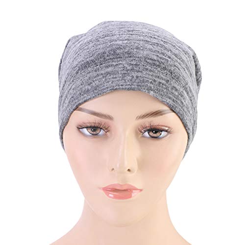 SHERCHPRY Sombrero Baotou de Satén para Dormir Gorro de Quimioterapia Envoltura de Dos Colores para Mujeres Problemas de Cabello Accesorios Cabello