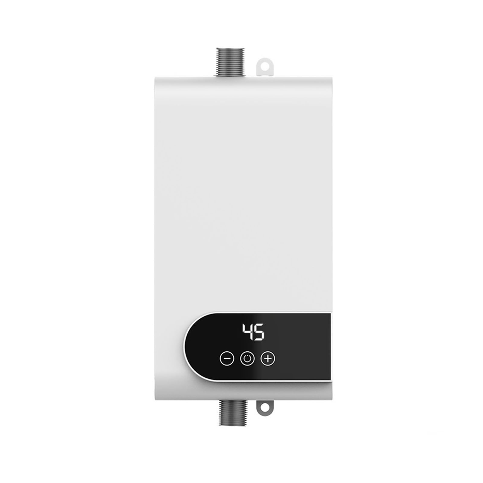 Scaldabagno Elettrico Istantaneo, Scaldabagno Istantaneo Da 5500 W Doccia Calda Elettrica Mini Flusso Senza Serbatoio Riscaldamento Rapido Display Digitale Cucina In Acciaio Inossidabile Bagno per RV