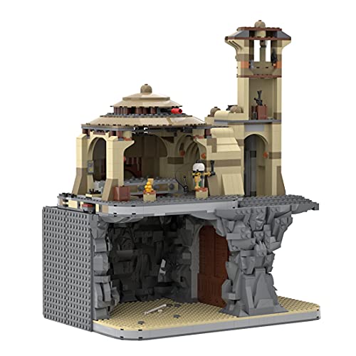 Tewerfitisme Rancor Grube Klemmbausteine Haus Set, MOC-54526, 1581Telie Modular Buildings Krieg Filmszene Modellbausatz… – Bild 5