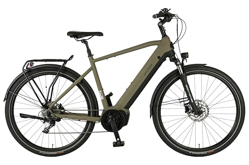 Prophete Entdecker 4.0 Trekking E-Bike 28 Zoll - 600 Wh - Integrierter Akku - Mittelmotor - 10-Gang Kettenschaltung - HDY. Scheibenbremse - Rahmenhöhe 54 cm