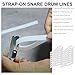 OFFSCH Snare Drum Wire Mounting Straps 20pcs Pet Straps for Drum Snare High-reliability Strainer Parts