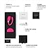 LELO TIANI 3, Vibrador Sumergible con Control Remoto. Uno de Los Mejores Juguetes Sexuales de Parejas de la Lujosa Marca de Juguetes Eróticos, Cerise